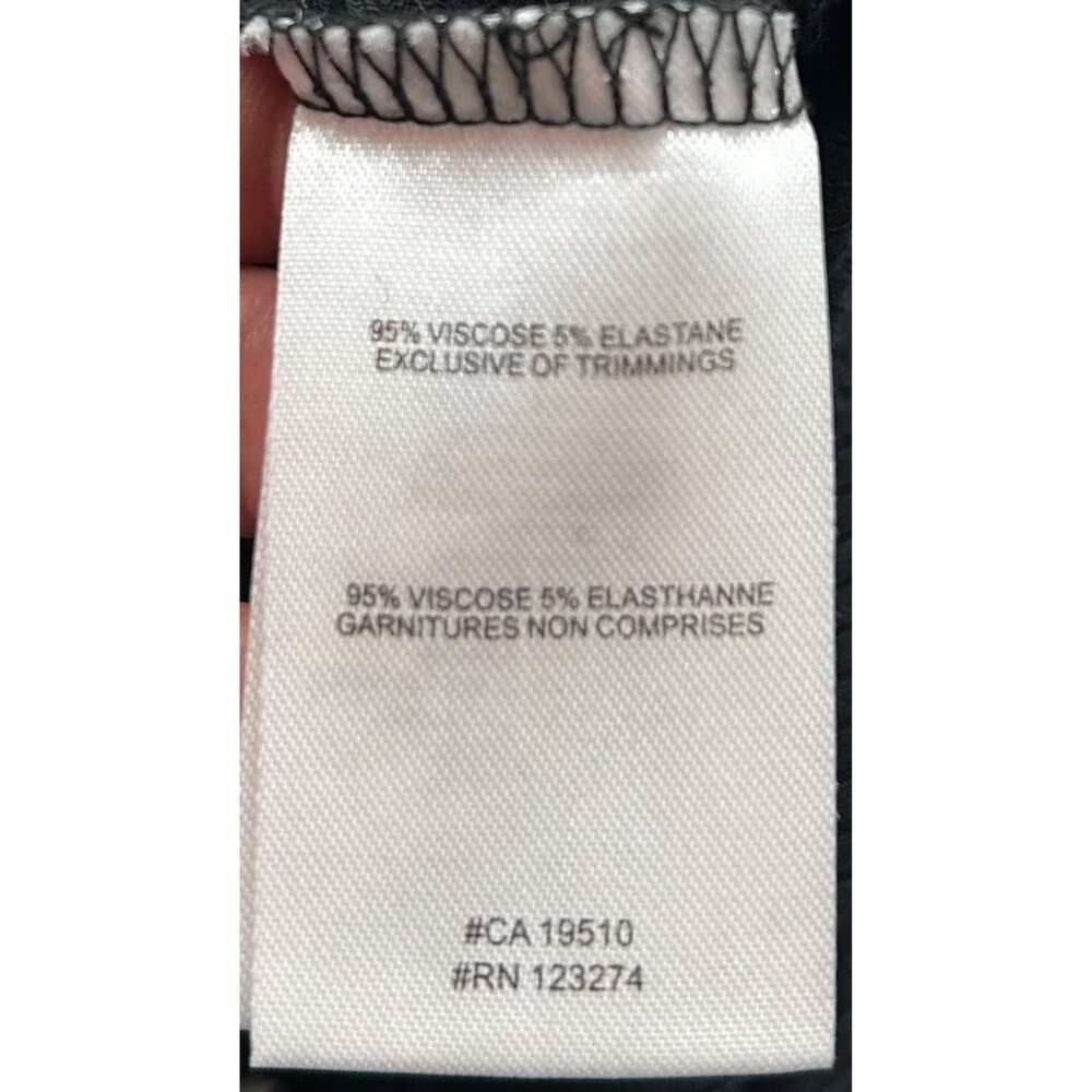 Lolë‎ Black Ribbed Sleeveless Dress Womens L Back Cutout Athleisure Minimalist - Picture 7 of 9